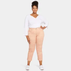 Marilyn Straight Ankle Jeans In Plus Size - Mirage Leopard 13 Marilyn Straight Ankle Jeans In Plus Size - Mirage Leopard -Nydj Apparel Shop WFOZMA2512 MIRAG DPA