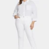 Sheri Slim Jeans In Plus Size - Optic White