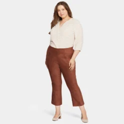 Slim Bootcut Pull-On Pants In Plus Size - Coffee Bean -Nydj Apparel Shop WFSK2418 COFFE DPA