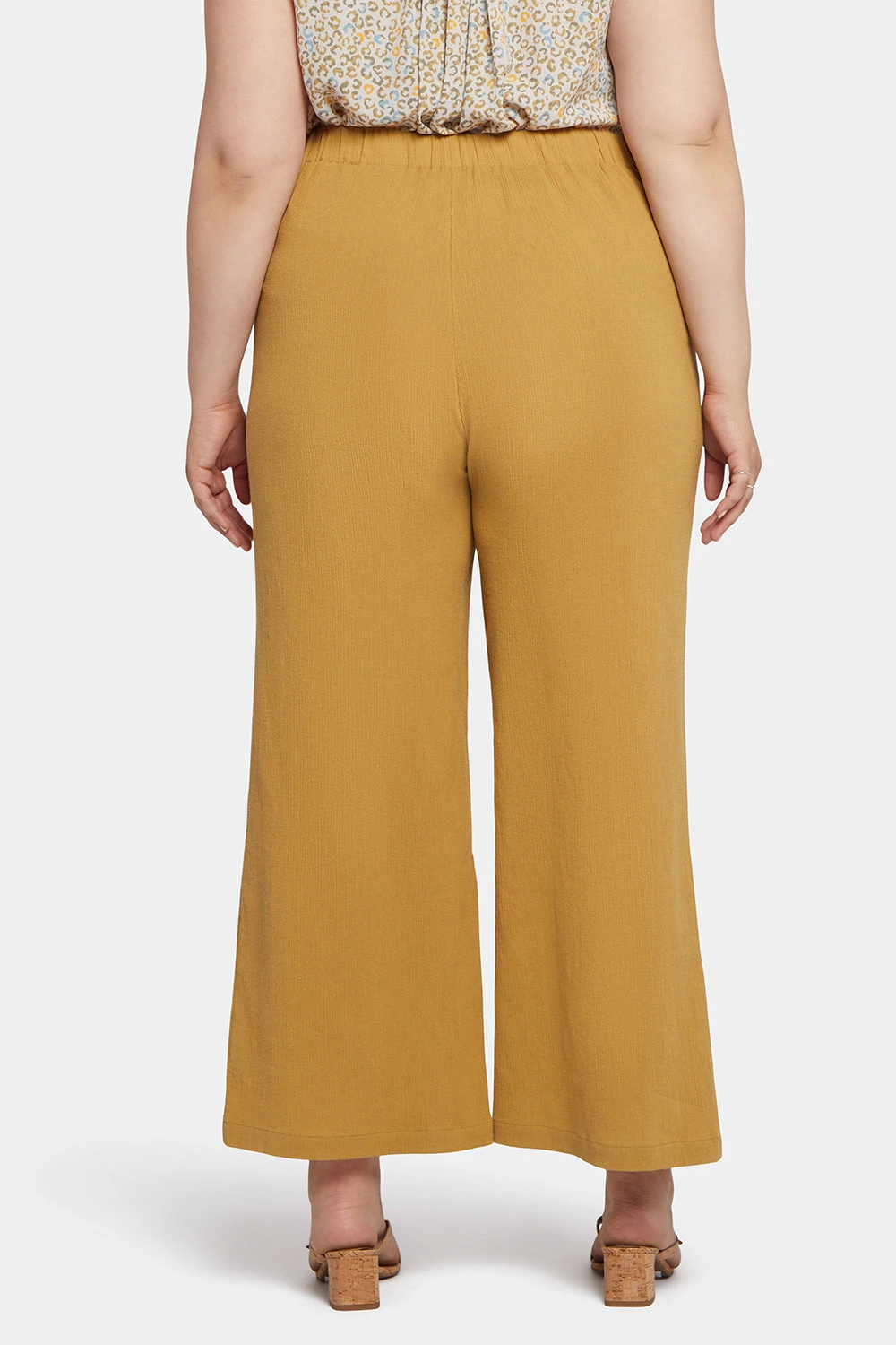 Straight Pull-On Pants In Plus Size - Olive Oil 2 Straight Pull-On Pants In Plus Size - Olive Oil - Image 2
