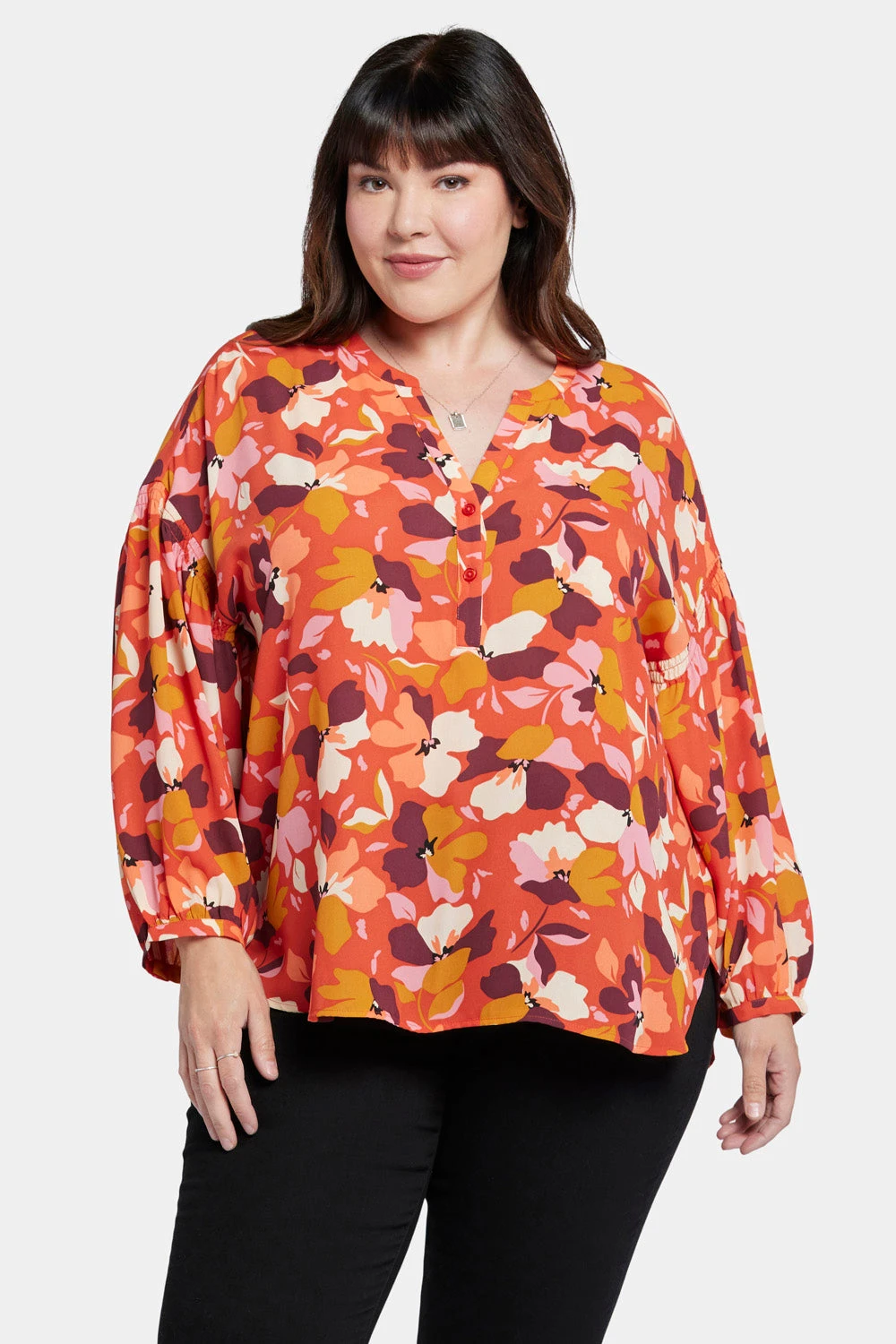 Paulina Peasant Blouse In Plus Size - Gingervale 4 Paulina Peasant Blouse In Plus Size - Gingervale - Image 4