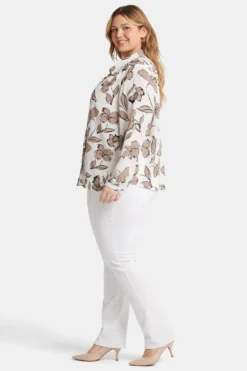 Modern Blouse In Plus Size - Lotus Island 8 Modern Blouse In Plus Size - Lotus Island -Nydj Apparel Shop WGGT3925 S2055 3