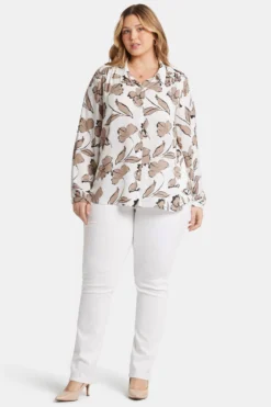 Modern Blouse In Plus Size - Lotus Island 10 Modern Blouse In Plus Size - Lotus Island -Nydj Apparel Shop WGGT3925 S2055 5