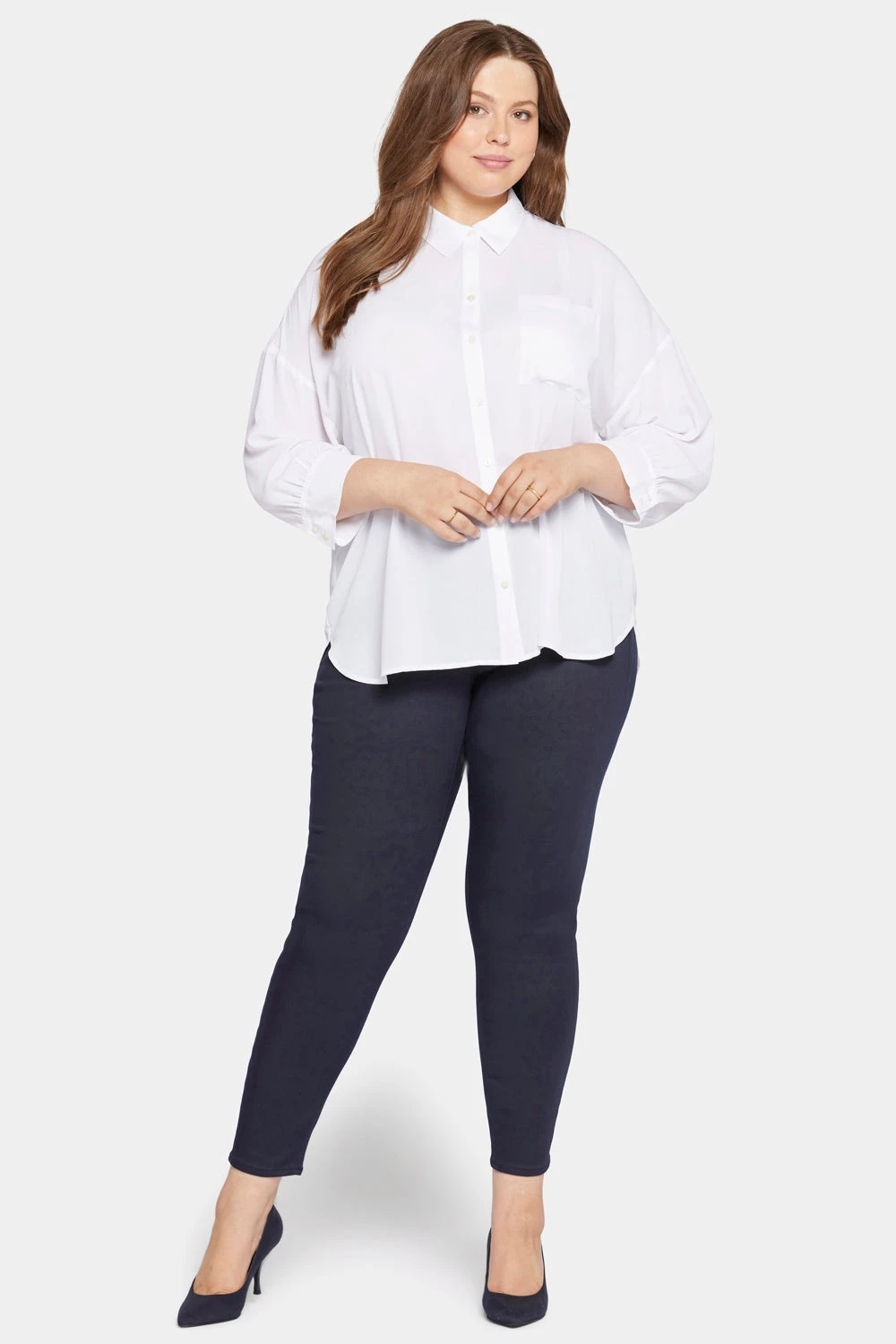Zoey Blouse In Plus Size - Optic White 5 Zoey Blouse In Plus Size - Optic White - Image 5