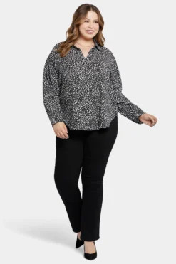 Becky Blouse In Plus Size - Dillon Dots 11 Becky Blouse In Plus Size - Dillon Dots -Nydj Apparel Shop WGGT4254 F2034 5