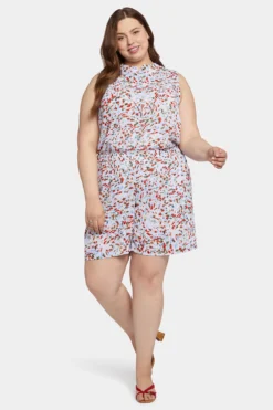 Mandarin Blouse And Short Set In Plus Size - Artesia 10 Mandarin Blouse And Short Set In Plus Size - Artesia -Nydj Apparel Shop WGGT4278 ARSA 5