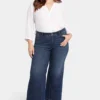 Teresa Wide Leg Ankle Jeans In Plus Size - Inspire