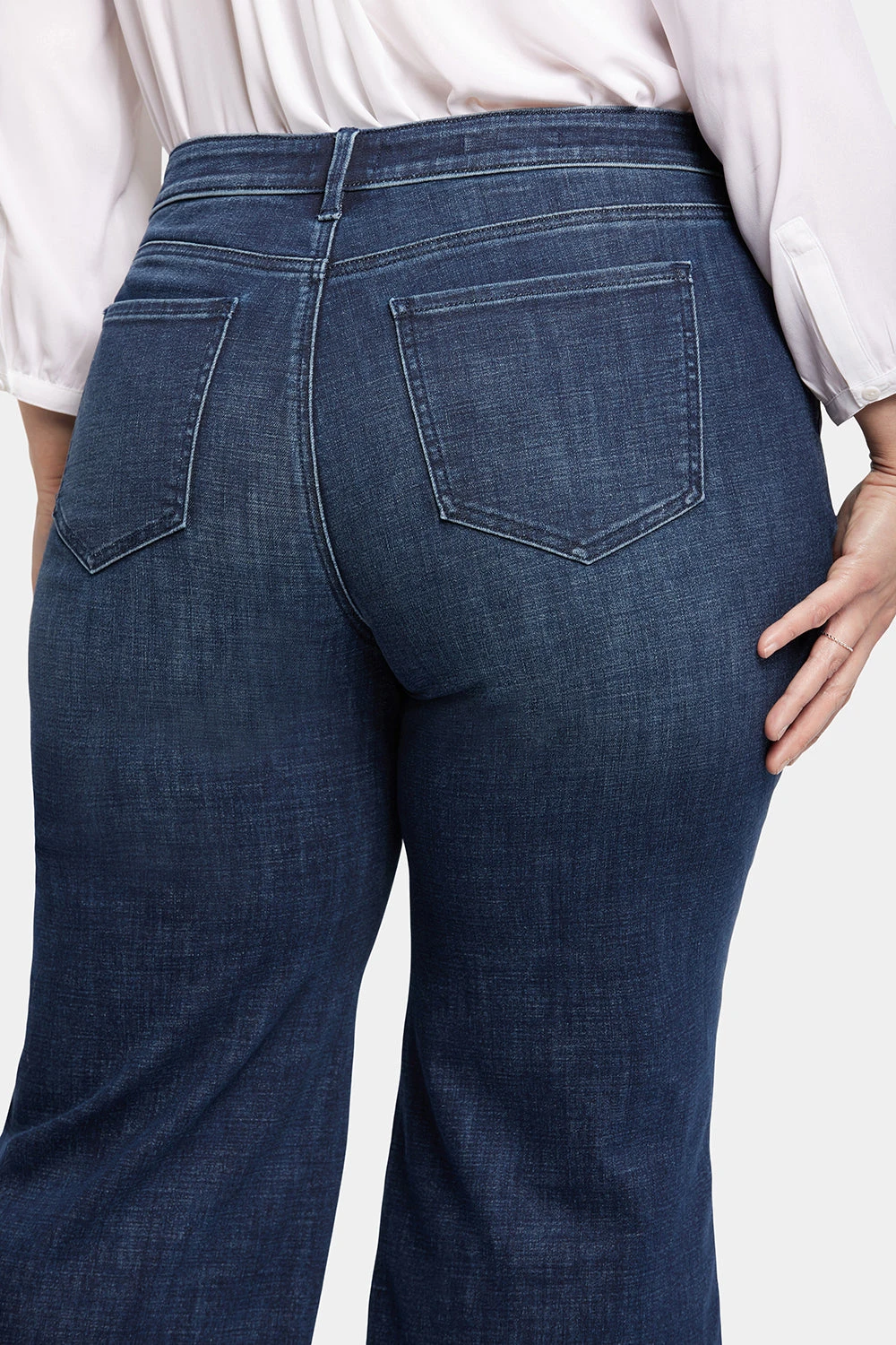 Teresa Wide Leg Ankle Jeans In Plus Size - Inspire 6 Teresa Wide Leg Ankle Jeans In Plus Size - Inspire - Image 6