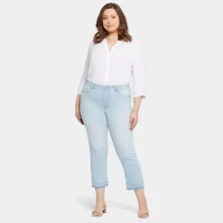 Marilyn Straight Ankle Jeans In Plus Size - Brightside -Nydj Apparel Shop WGTBMA8758 BRTSD DPA