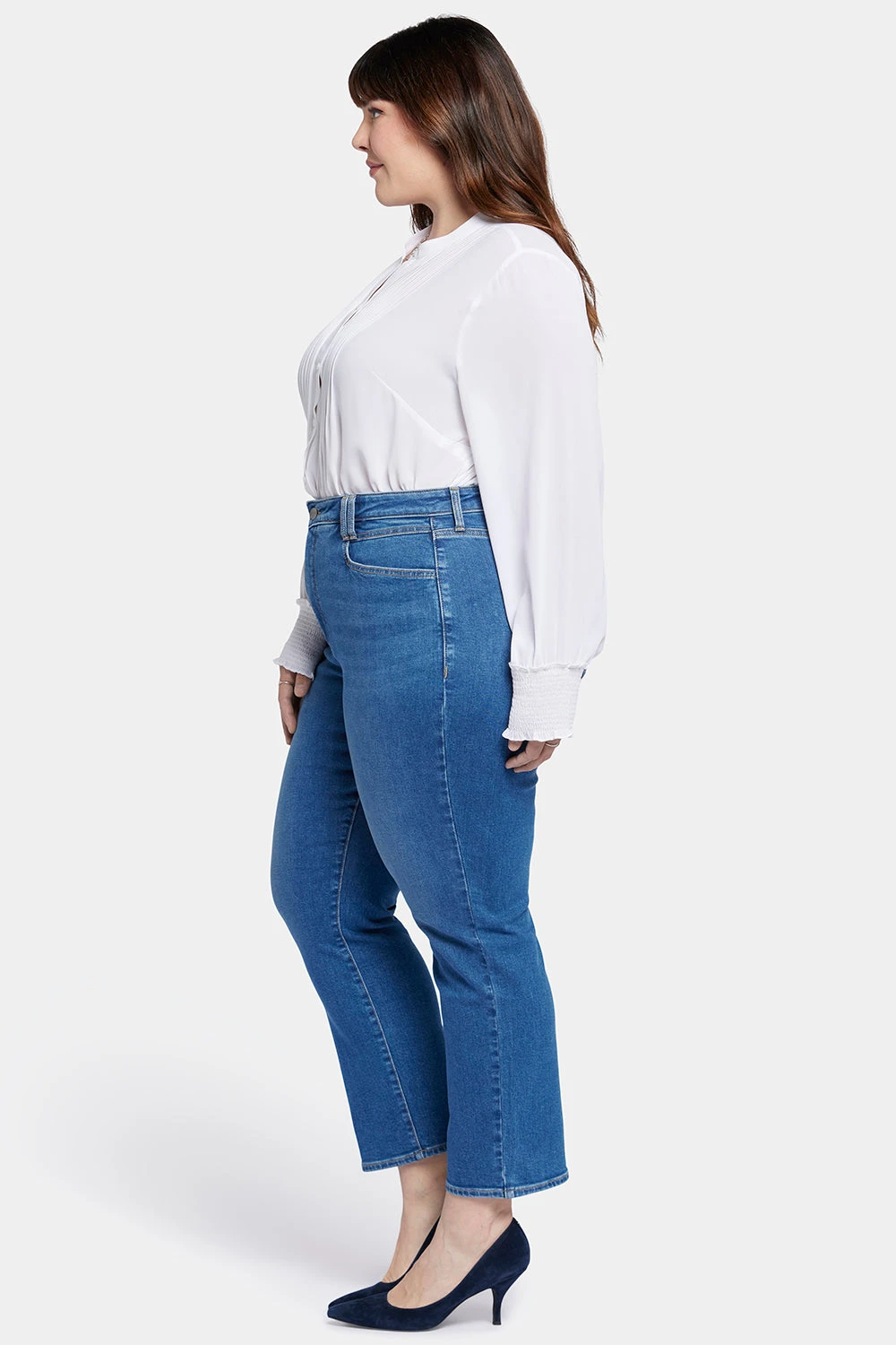 Bailey Relaxed Straight Ankle Jeans In Plus Size - Rockford 5 Bailey Relaxed Straight Ankle Jeans In Plus Size - Rockford - Image 5