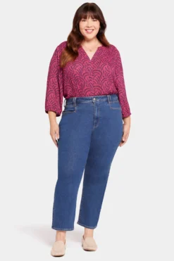 Bailey Relaxed Straight Ankle Jeans In Plus Size - Waterfall 10 Bailey Relaxed Straight Ankle Jeans In Plus Size - Waterfall -Nydj Apparel Shop WGWR8301 WTRFL 4 67779fcd 5972 44ad b556 f7be4292bf59