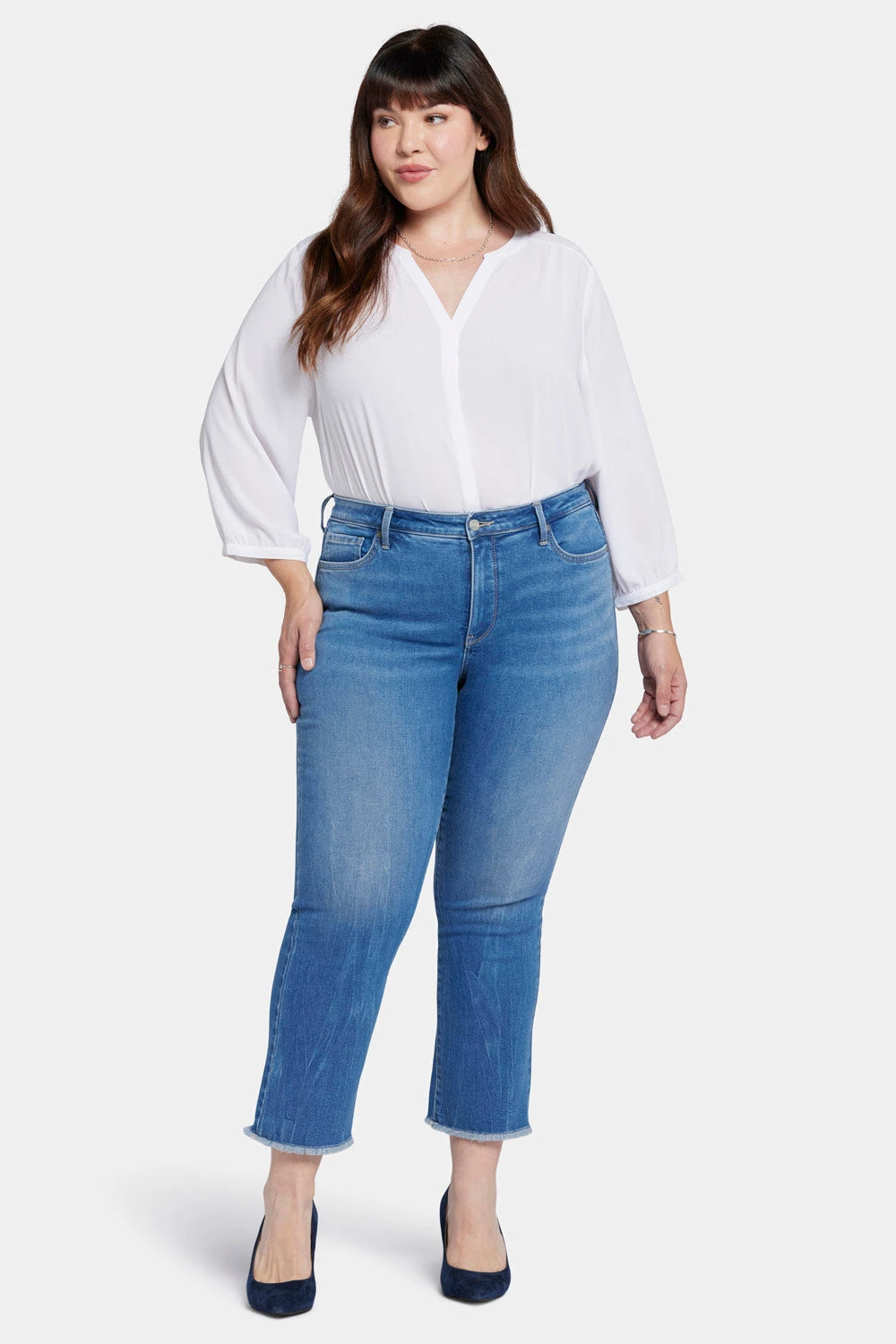 Barbara Bootcut Ankle Jeans In Plus Size - Fairmont 4 Barbara Bootcut Ankle Jeans In Plus Size - Fairmont - Image 4
