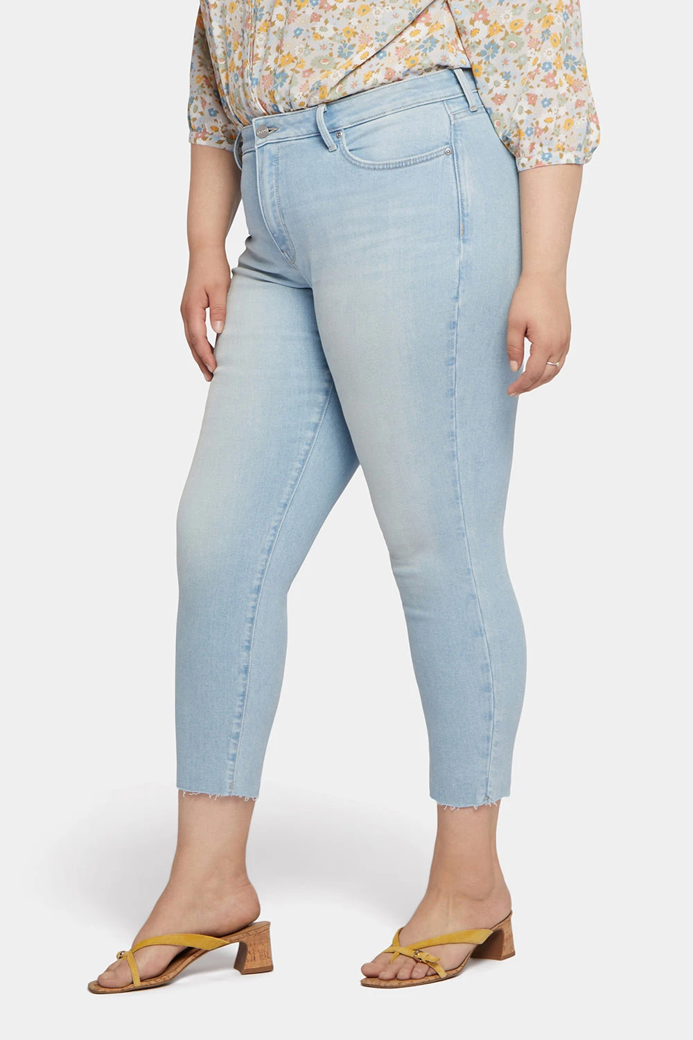Alina Skinny Ankle Jeans In Plus Size - Dunes 3 Alina Skinny Ankle Jeans In Plus Size - Dunes - Image 3