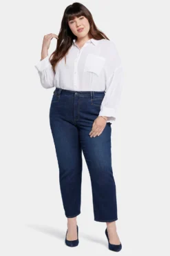 Bailey Relaxed Straight Ankle Jeans In Plus Size - Northbridge -Nydj Apparel Shop WHYT8301 NRBRD 4