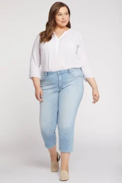 Relaxed Piper Crop Jeans In Plus Size - Hollander 10 Relaxed Piper Crop Jeans In Plus Size - Hollander -Nydj Apparel Shop WHYT8560 HLNDR 5