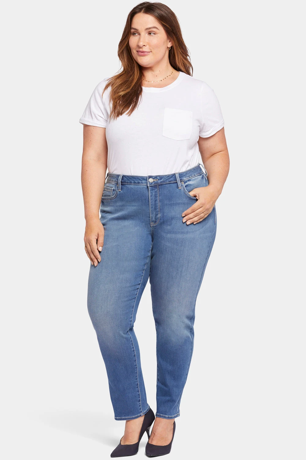 Relaxed Slender Jeans In Plus Size - Lovesick 1 Relaxed Slender Jeans In Plus Size - Lovesick
