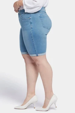 Briella 11 Inch Denim Shorts In Plus Size - Nottinghill -Nydj Apparel Shop WMDIBS2546 NTGHL 3