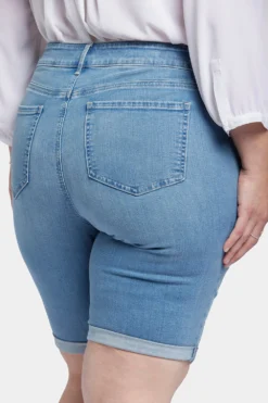 Briella 11 Inch Denim Shorts In Plus Size - Nottinghill -Nydj Apparel Shop WMDIBS2546 NTGHL 6