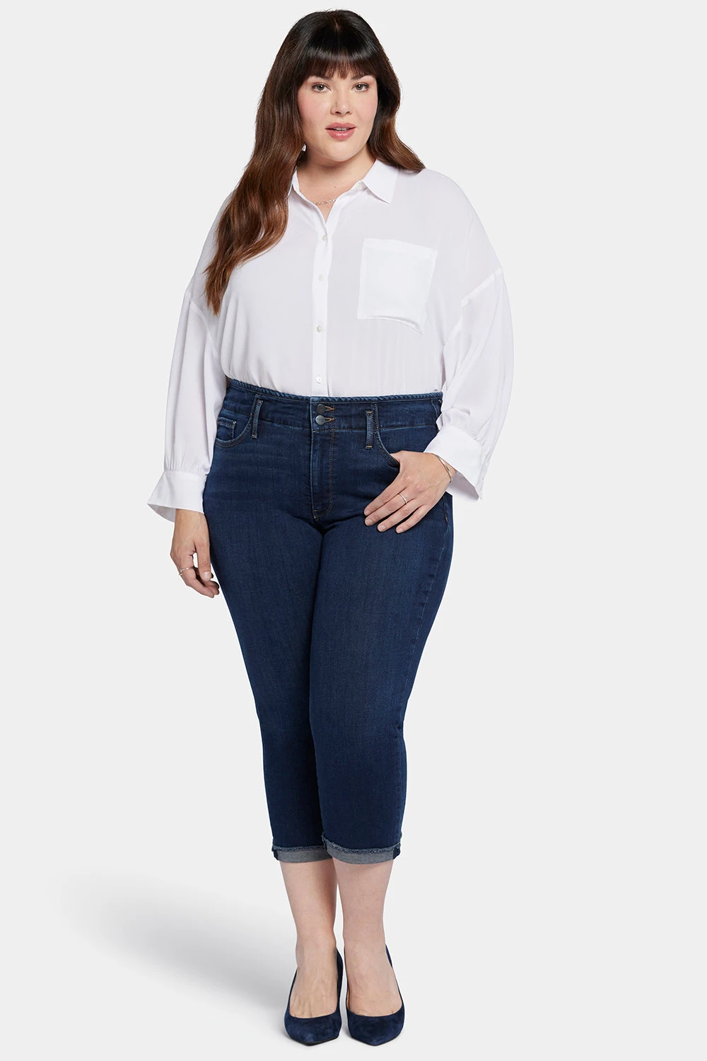 Chloe Capri Jeans In Plus Size - Northbridge 1 Chloe Capri Jeans In Plus Size - Northbridge