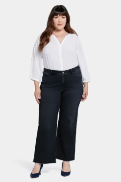 Teresa Wide Leg Ankle Jeans In Plus Size - Huntley -Nydj Apparel Shop WMDIKA8845 748 4