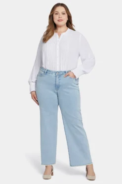 Teresa Wide Leg Ankle Jeans In Plus Size - Westminster -Nydj Apparel Shop WMDIKA8845 WSTMN 4