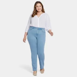 Marilyn Straight Jeans In Plus Size - Kingston -Nydj Apparel Shop WMDIMS8811 KNGST DPA