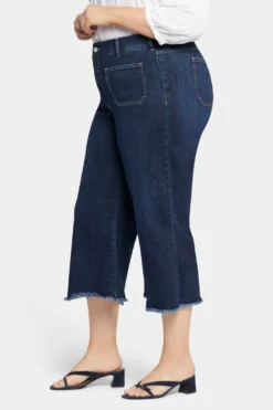 Patchie Wide Leg Capri Jeans In Plus Size - Sublime 8 Patchie Wide Leg Capri Jeans In Plus Size - Sublime -Nydj Apparel Shop WMNSCP8571 SBLME 3