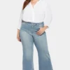 Teresa Wide Leg Ankle Jeans In Plus Size - Thistle Falls