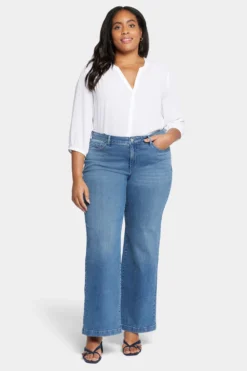 Teresa Wide Leg Jeans In Plus Size - Sweetbay -Nydj Apparel Shop WMSLKT2335 SWTBY 4