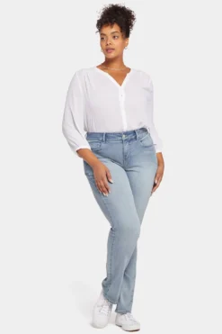 Marilyn Straight Jeans In Plus Size - Thistle Falls -Nydj Apparel Shop WMSLMS2299 THFLS 4 ce1c65eb 5b9c 43cb 917c 824acf05a967