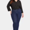 Sheri Slim Ankle Jeans In Plus Size - Mystique