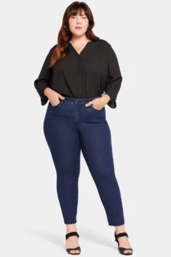 Sheri Slim Ankle Jeans In Plus Size - Mystique -Nydj Apparel Shop WMSLSA8014 MYSTQ 4