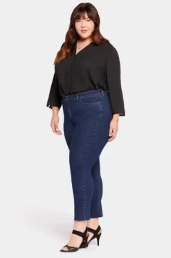 Sheri Slim Ankle Jeans In Plus Size - Mystique -Nydj Apparel Shop WMSLSA8014 MYSTQ 5