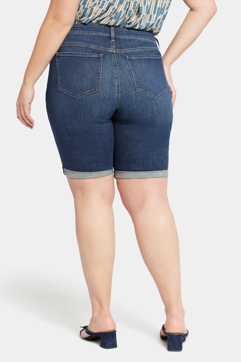 Briella 11 Inch Denim Shorts In Plus Size - Dimension 2 Briella 11 Inch Denim Shorts In Plus Size - Dimension - Image 2