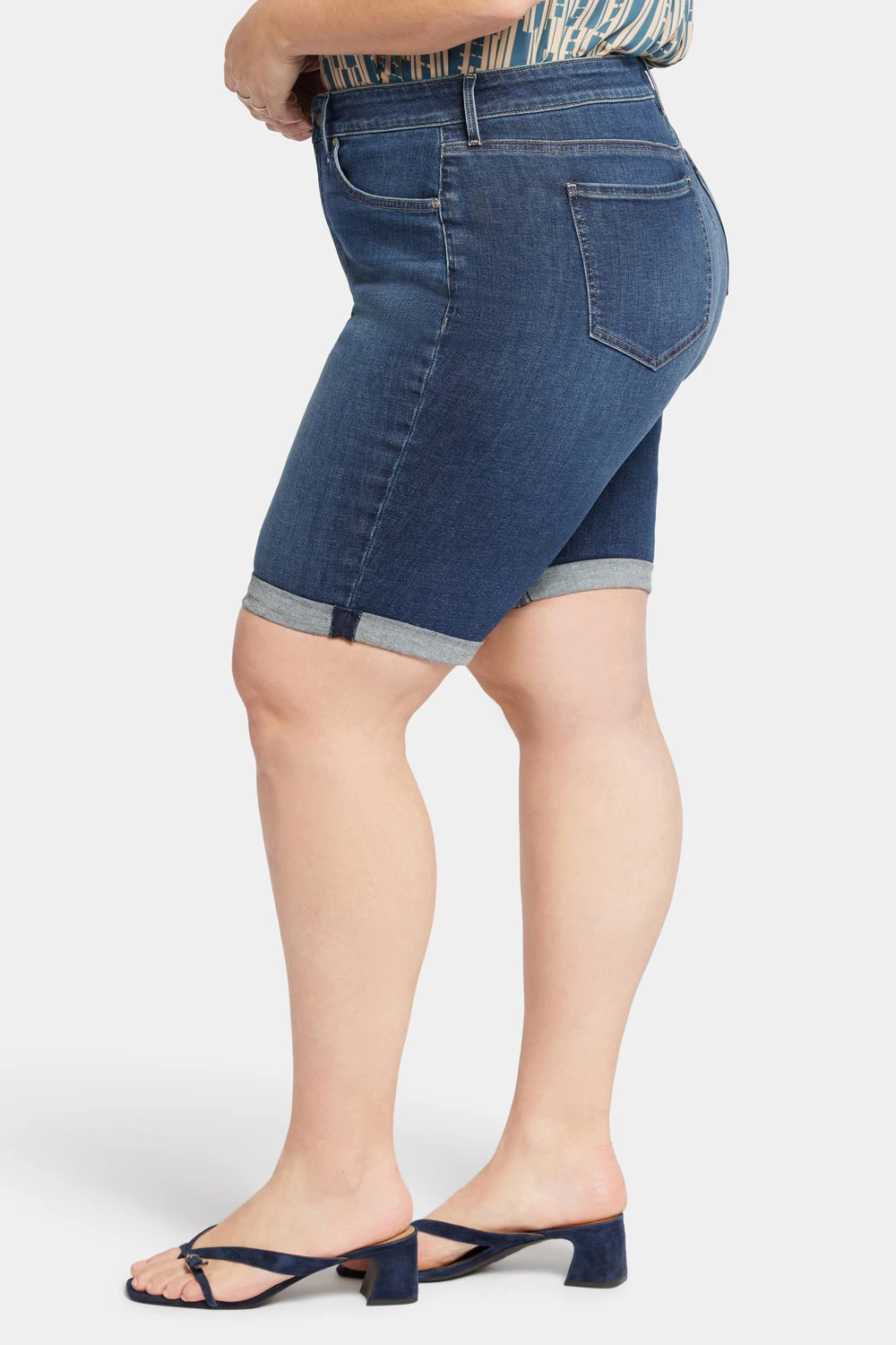 Briella 11 Inch Denim Shorts In Plus Size - Dimension 3 Briella 11 Inch Denim Shorts In Plus Size - Dimension - Image 3