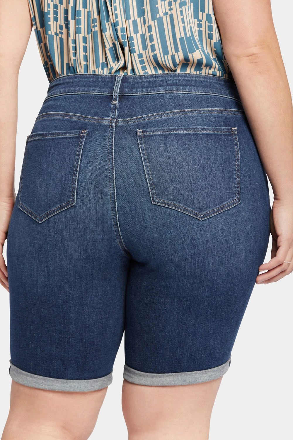 Briella 11 Inch Denim Shorts In Plus Size - Dimension 6 Briella 11 Inch Denim Shorts In Plus Size - Dimension - Image 6