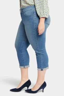 Chloe Capri Jeans In Plus Size - Stargazer -Nydj Apparel Shop WMYSCP8718 STRGZ 3