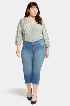 Chloe Capri Jeans In Plus Size - Stargazer -Nydj Apparel Shop WMYSCP8718 STRGZ 4