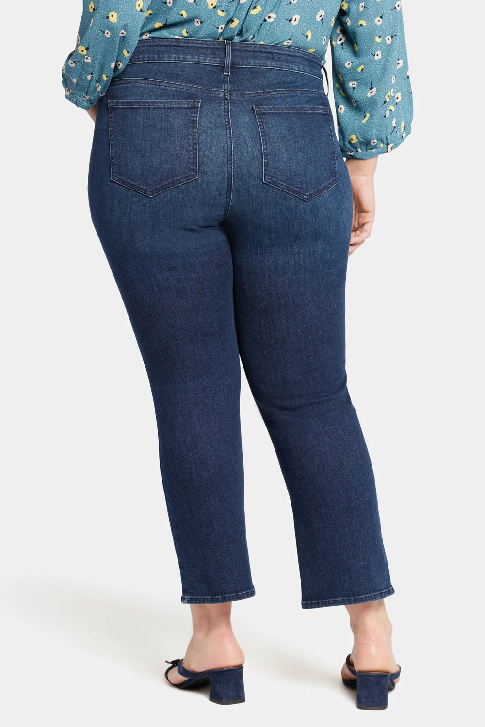 Marilyn Straight Ankle Jeans In Plus Size - Breathtaking 2 Marilyn Straight Ankle Jeans In Plus Size - Breathtaking - Image 2