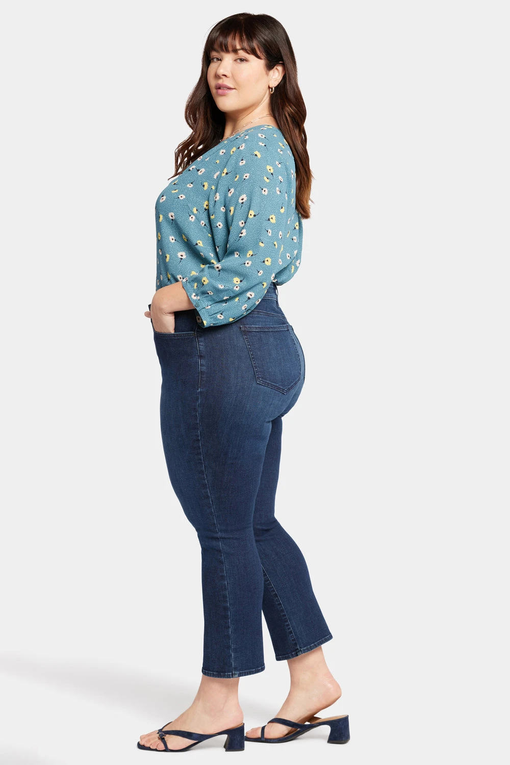 Marilyn Straight Ankle Jeans In Plus Size - Breathtaking 5 Marilyn Straight Ankle Jeans In Plus Size - Breathtaking - Image 5