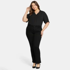 Barbara Bootcut Jeans In Plus Size - Black 13 Barbara Bootcut Jeans In Plus Size - Black -Nydj Apparel Shop WNBBBB8516 858 DPA
