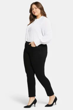 Sheri Slim Jeans In Plus Size - Black -Nydj Apparel Shop WNBBSS8518 858 5