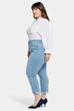 Margot Girlfriend Jeans In Petite Plus Size - Kingston 10 Margot Girlfriend Jeans In Petite Plus Size - Kingston -Nydj Apparel Shop WPANV8215 KNGST 4