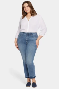 Marilyn Straight Ankle Jeans In Petite Plus Size - Fantasy -Nydj Apparel Shop WPANVMA8293 FNTSY 4