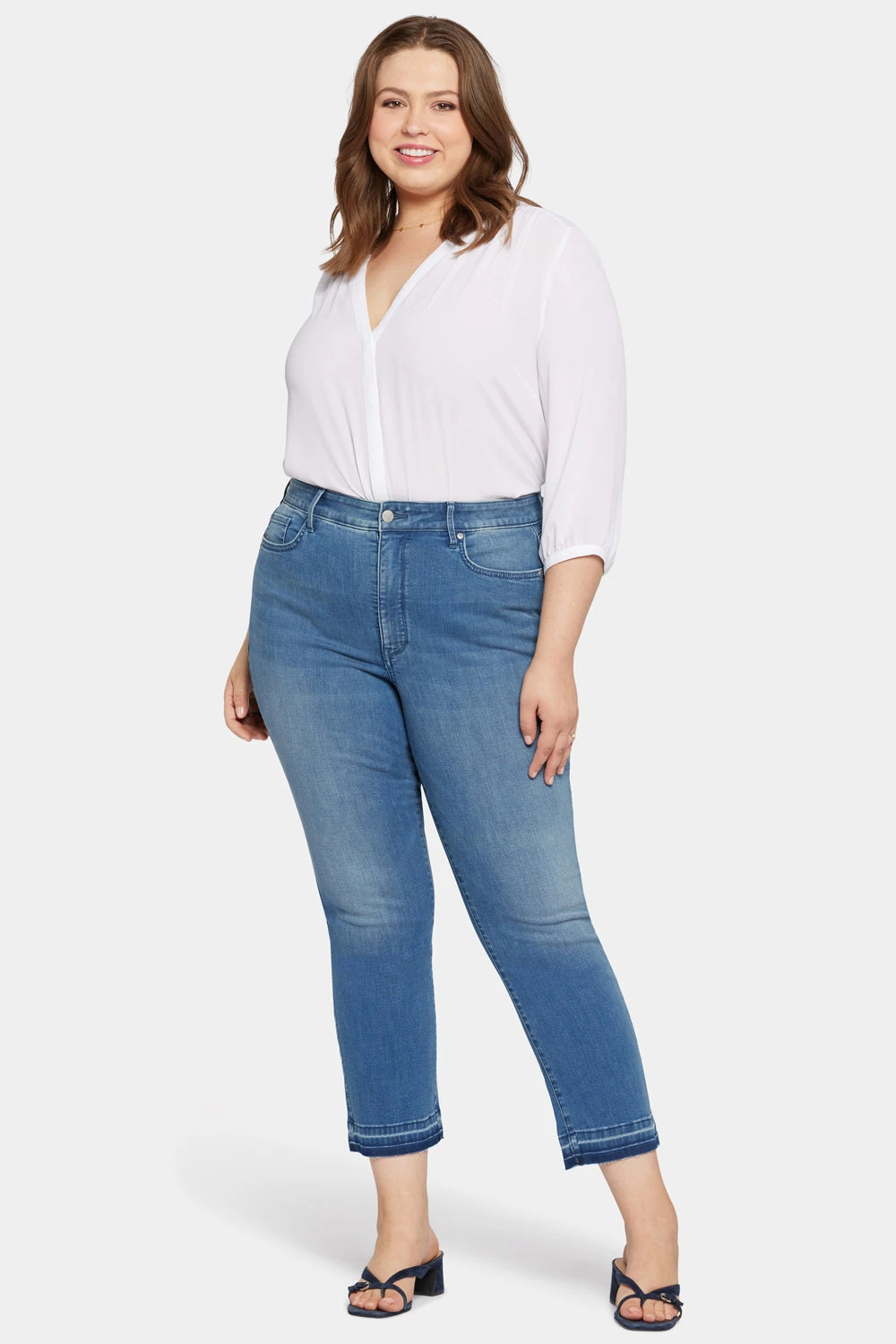 Marilyn Straight Ankle Jeans In Petite Plus Size - Stunning 1 Marilyn Straight Ankle Jeans In Petite Plus Size - Stunning