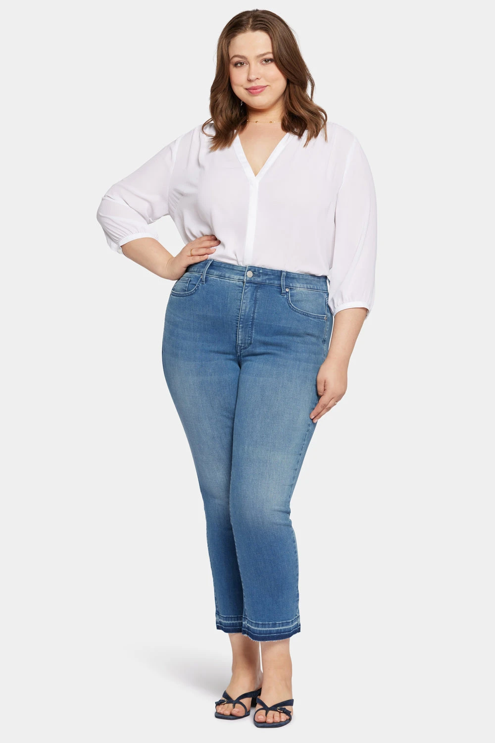 Marilyn Straight Ankle Jeans In Petite Plus Size - Stunning 4 Marilyn Straight Ankle Jeans In Petite Plus Size - Stunning - Image 4