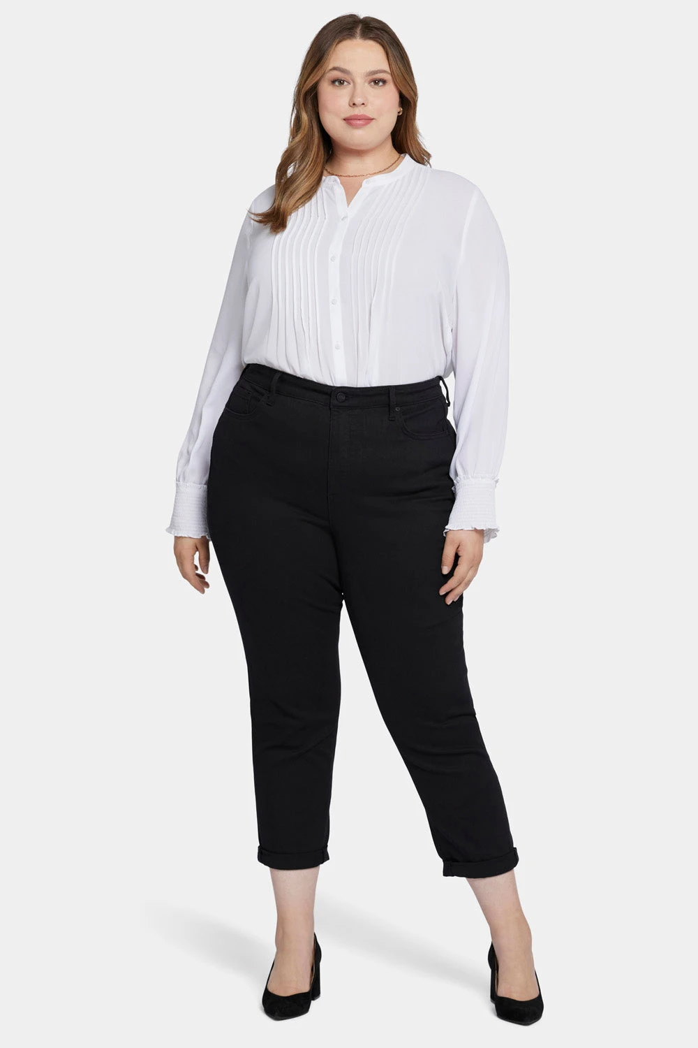 Margot Girlfriend Jeans In Petite Plus Size - Black 1 Margot Girlfriend Jeans In Petite Plus Size - Black