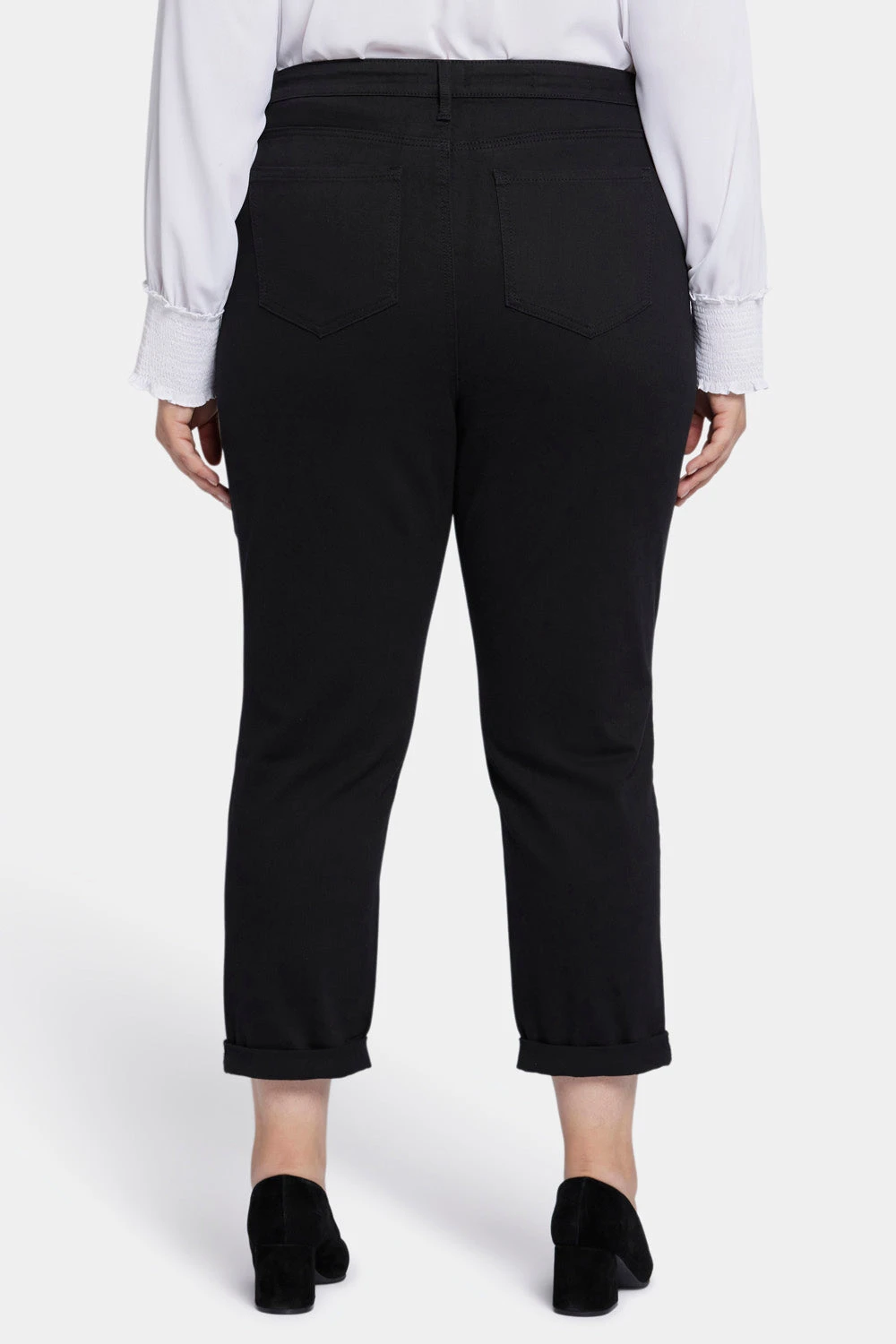 Margot Girlfriend Jeans In Petite Plus Size - Black 2 Margot Girlfriend Jeans In Petite Plus Size - Black - Image 2