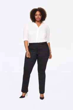 Slim Trouser Pants In Plus Size - Oakland Plaid 14 Slim Trouser Pants In Plus Size - Oakland Plaid -Nydj Apparel Shop WPPP2020 OAKLA 8 scaled