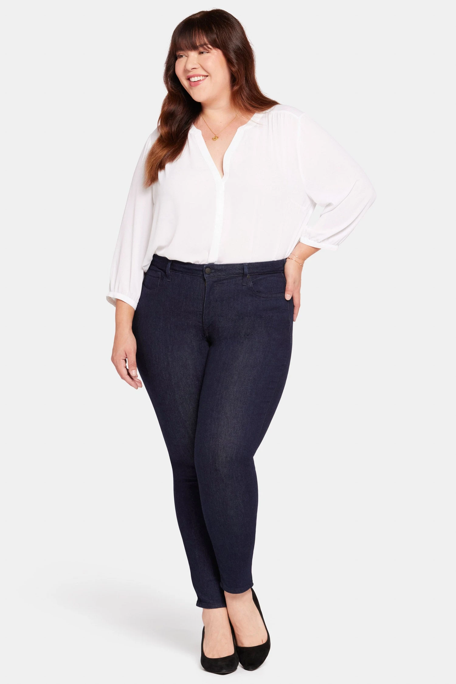 Ami Skinny Jeans In Plus Size - Rinse 1 Ami Skinny Jeans In Plus Size - Rinse